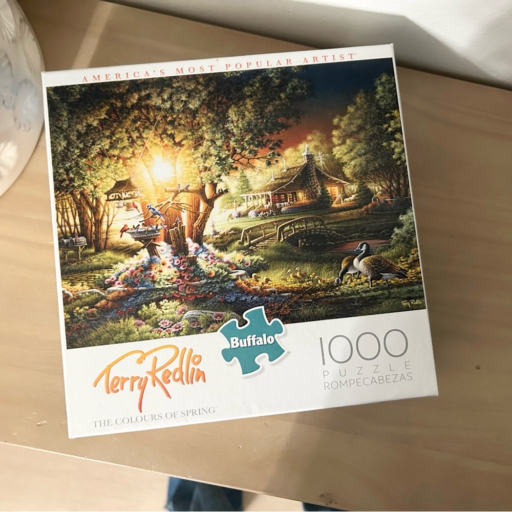 The Colours of Spring 1000-Piece Jigsaw Puzzle Terry Redlin Buffalo Games